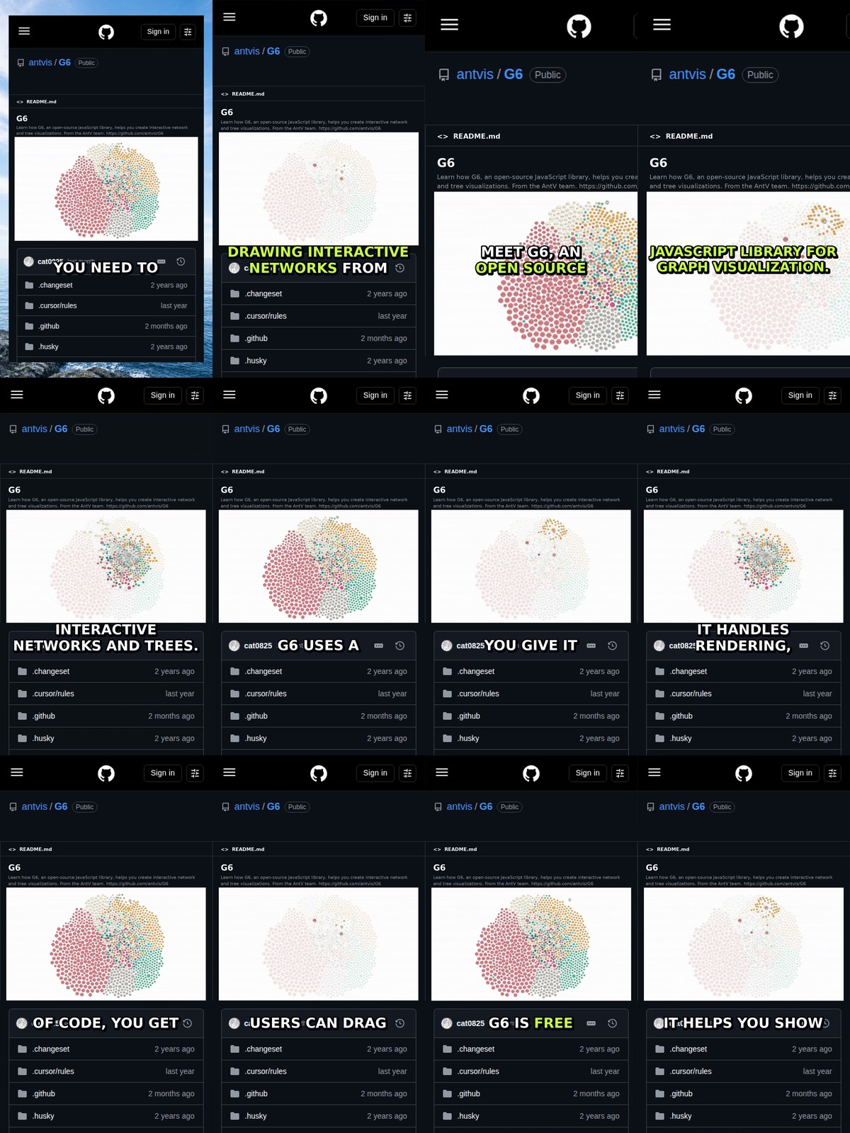 G6: Build Interactive Graph Visualizations