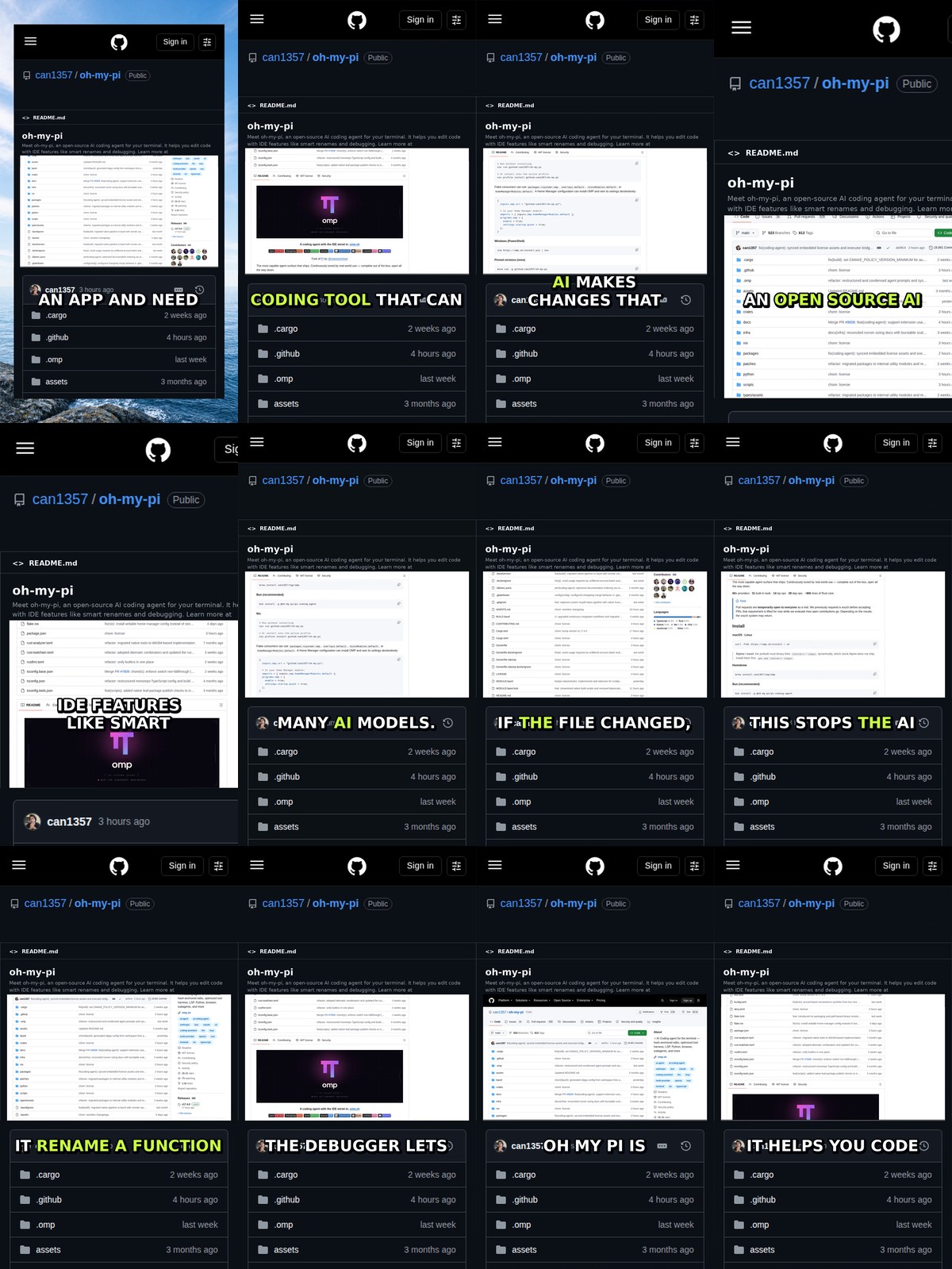 Oh My Pi: AI Coding Agent for Terminal
