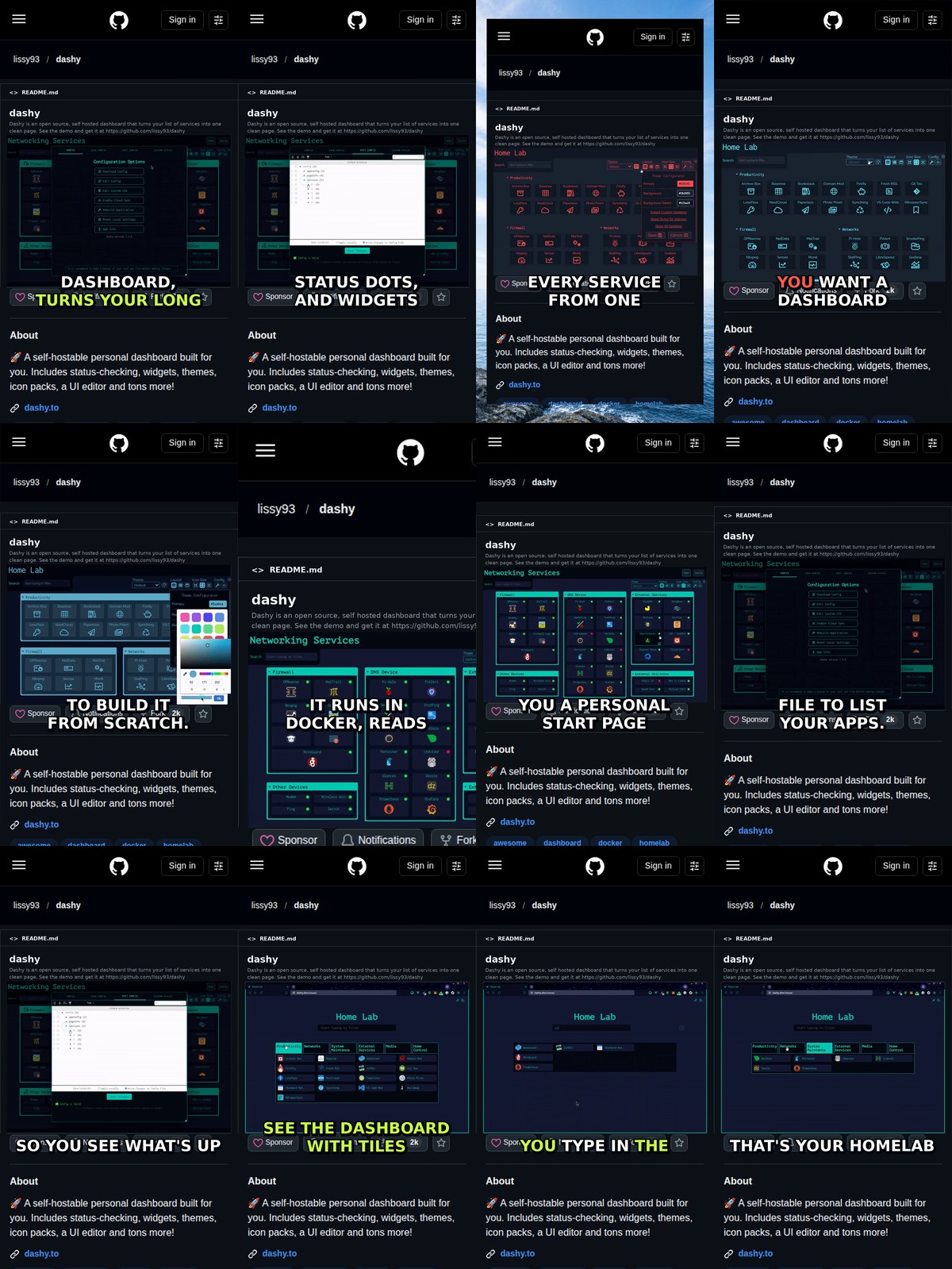 Dashy: One Page for All Your Homelab Apps