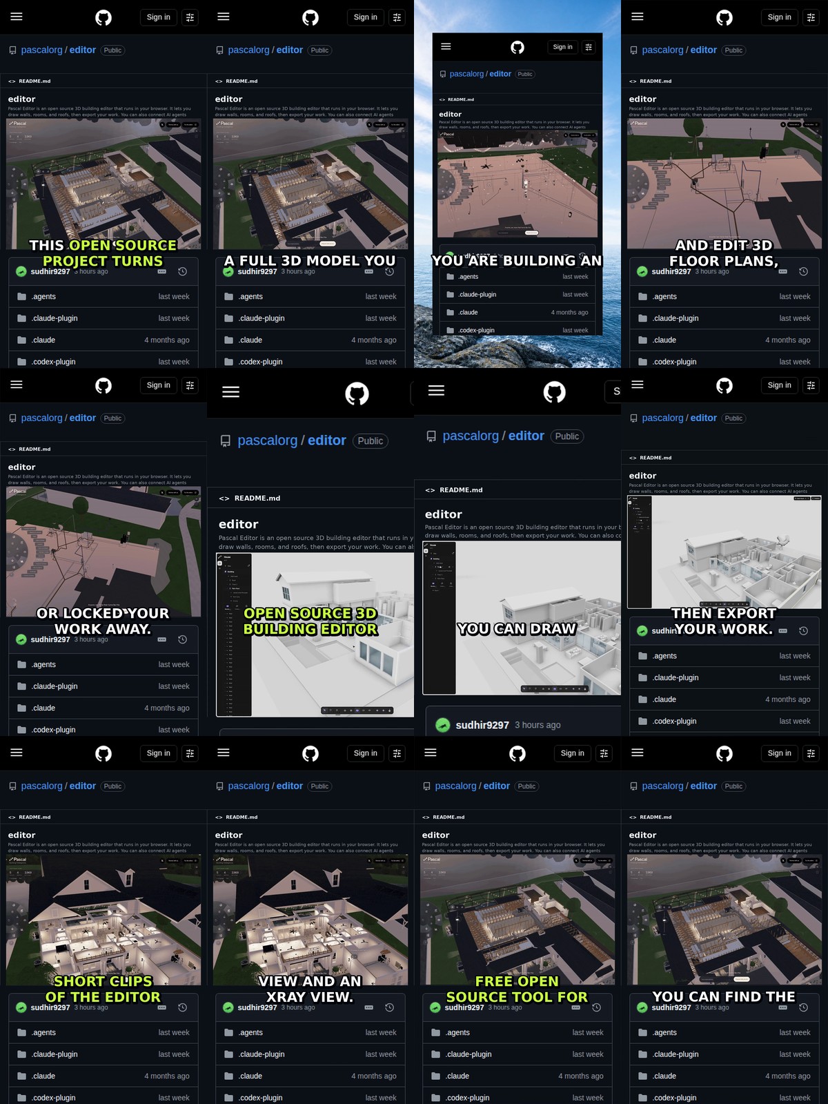 Open Source 3D Building Editor for Your Browser