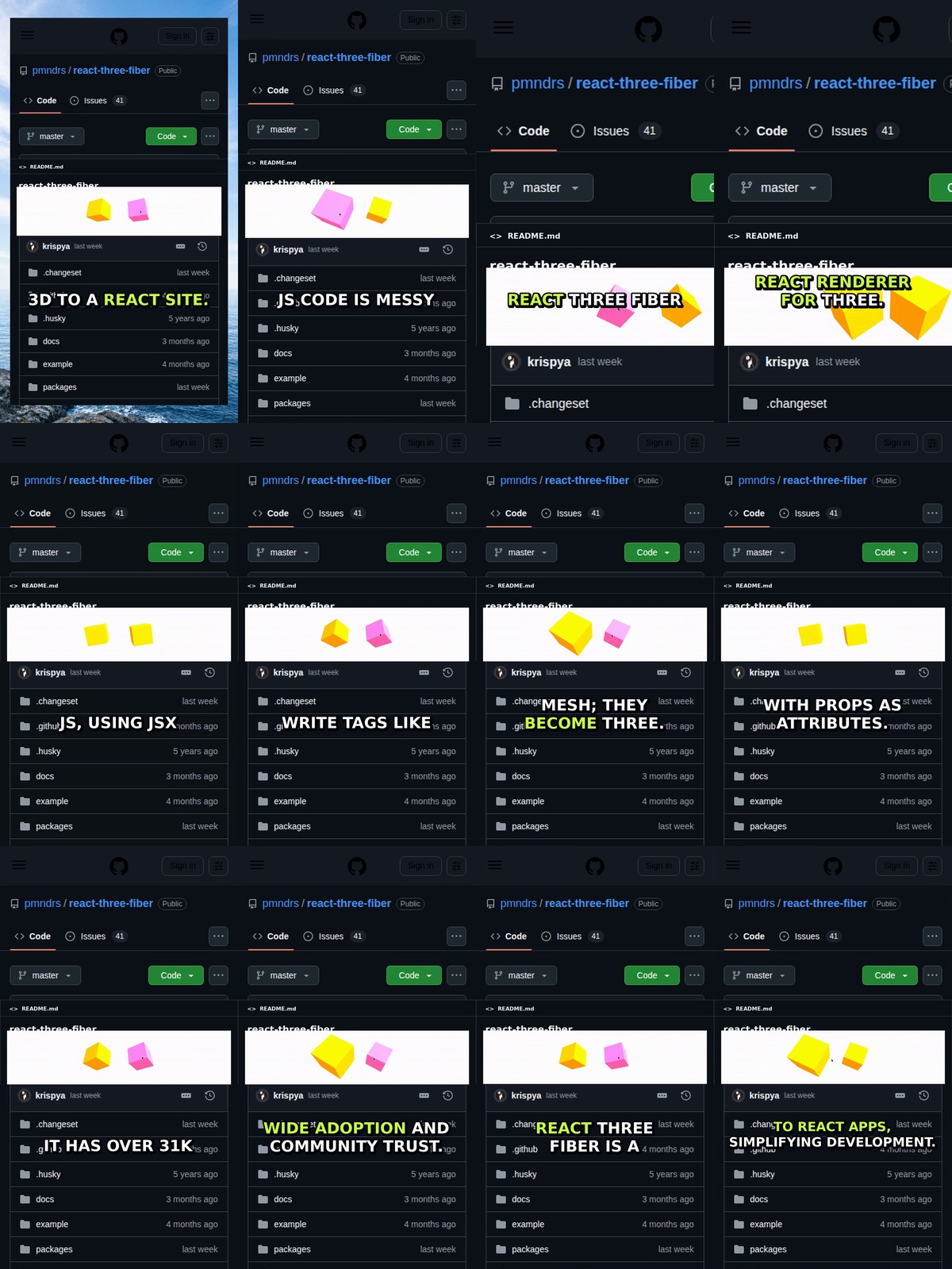 React Three Fiber: 3D for React Apps
