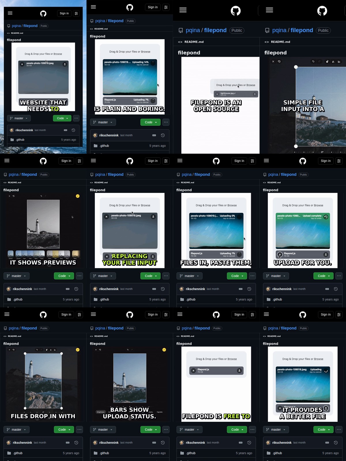 FilePond: Easy Drag and Drop File Uploads