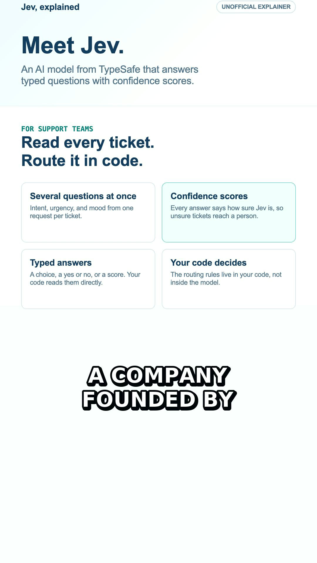 Jev: sort 2,000 support tickets for 4 cents, not $10