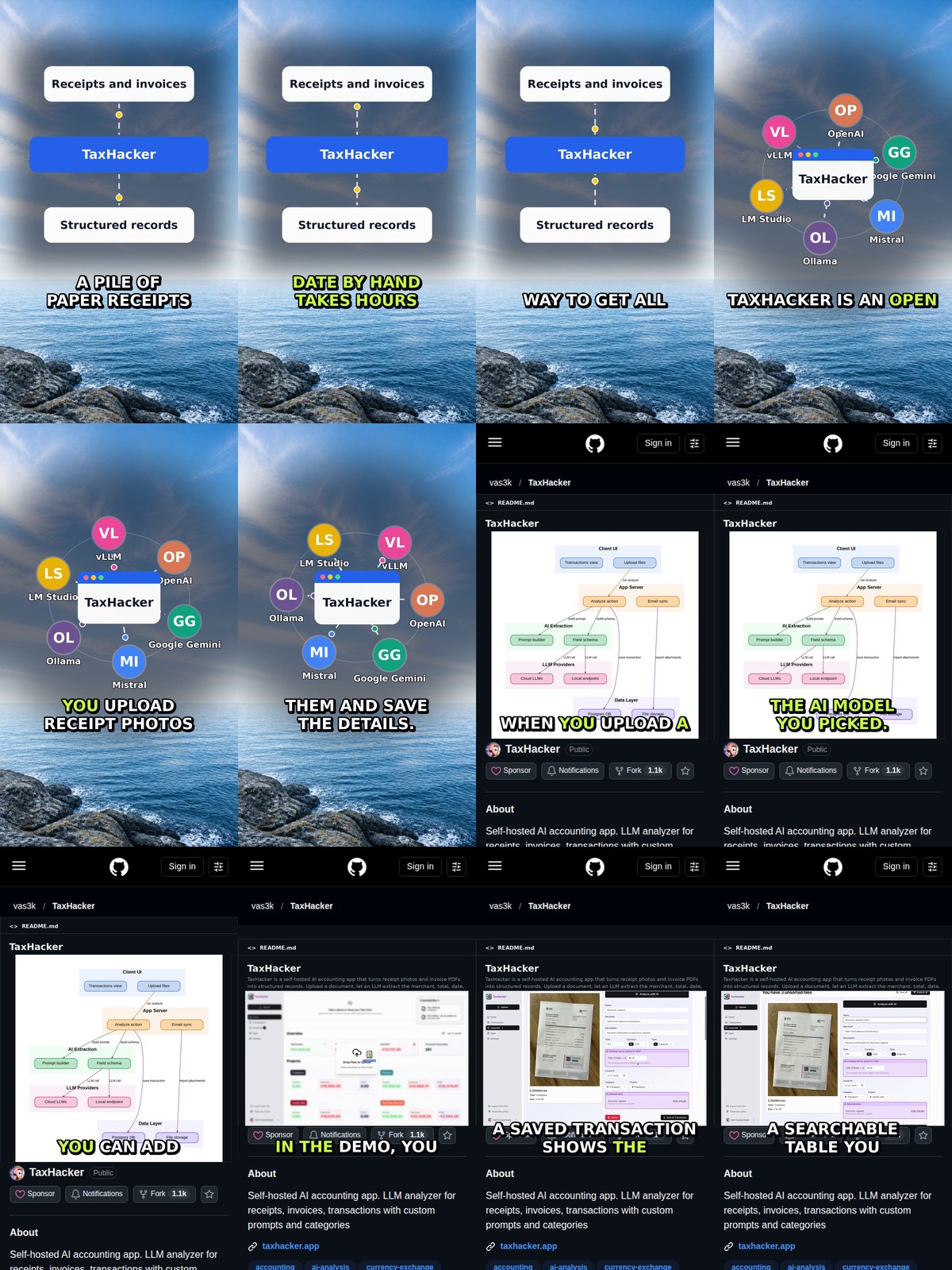 TaxHacker: AI Reads Your Receipts